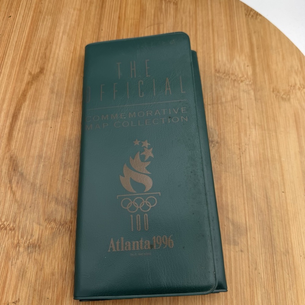 Map Collection 1996 official Atlanta Olympics USA Commemorative souvenir